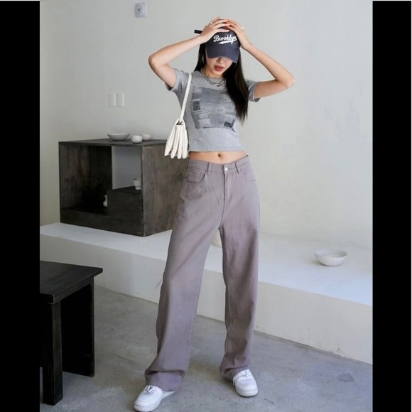 🆕 SHEIN | DAZY Solid  Zipper Fly Boyfriend Jean - Picture 5 of 6